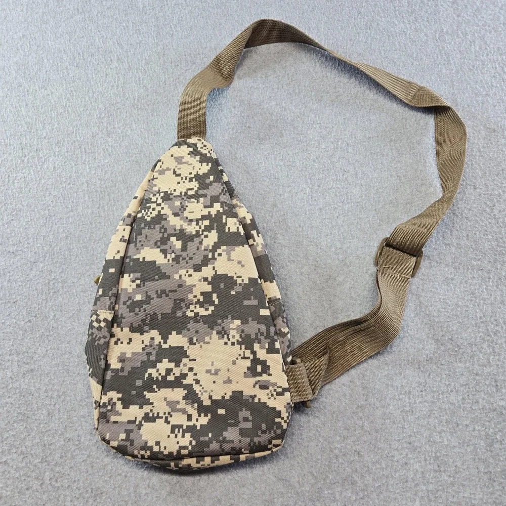 TIL VALHALLA PROJECT Messenger Bag Camouflage Pattern Adjustable Straps